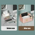 thumbnail image 6 of LEFTHIGH Home Paper Box Living Room Tissue Box Plastic Desktop Storage Box Coffee Table Remote Control Multifunctional Storage Decor, 6 of 6