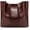 Red, variant on Women’s Leather Handbag Shoulder Bags Work Tote Bag Top Handle Bag Ladies Designer Purses Satchel