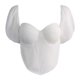 thumbnail image 1 of Gibobby Corsé exterior de chaleco pequeño con sentido de encaje de moda sexy para mujer(Blanco,G), 1 of 3