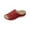 Red, variant on Admvng Summer Shoes for Women Fashion Slides Lightweight Sandals Slip On Thick Cushion Slippers with Comfortable Support 36-43