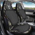 thumbnail image 3 of Uourmeti Camouflage Deer Print Front Seat Covers for Automobile, Easy to Install Waterproof Polyester Fabric Automotive Seat Covers, Set of 2 Pcs for Cars Vans Trucks, 3 of 12