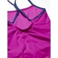 thumbnail image 2 of Nike Swim Girl's Big Racerback One Piece Vivid Purple LG (14 Big Kids) / Purple, 2 of 2
