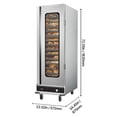 thumbnail image 6 of KFFKFF Food Warmer Cabinet Food Warmer Box with Water Tray and Single Door 16-Tier,Restaurant Grade, 6 of 9