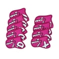 thumbnail image 3 of ziyahi 9Pcs Golf Iron Covers Set Outdoor Headcovers Club Resistant Golf Sports Wear Red Rose Red 14x10cm, 3 of 6
