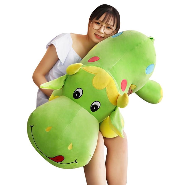 Muñeco de peluche de vaca de tamaño grande de 1,1 M, juguete de peluche de animal de peluche de Kim, juguetes de peluche, muñeco de almohada, regalo para niños, a la venta
