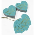 thumbnail image 5 of Inkdotpot Real Gold Foil Love Is Sweet Wedding Tag Favor Hang Paper Tag 100 Pieces, 5 of 8