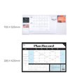 thumbnail image 1 of Tignapoo Eco-Friendly Fizz Planner Set: Monthly Organizer with Desk Mat (White) - 12-Month Layout, Habit Tracker, and Lanyard Design for Better Life Management, 1 of 7