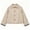 Khaki, variant on Jackets for Women Cropped Collared Button Jacket with Plaid Lined Short Trench Coat for Fall Khaki S