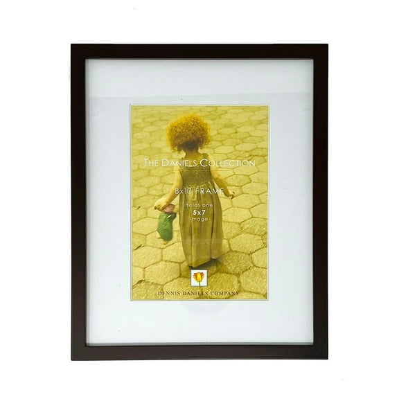 GALLERY COLLECTION 8x10 5x7 dark-walnut w coordinated mat by Dennis Daniels - 5x7