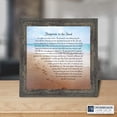 thumbnail image 4 of Cuadro mural Crossroads Home Decor con huellas en la arena, 25 x 25 cm, 4 of 7