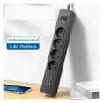 thumbnail image 2 of Network Filter 2500W Smart Power Strip Sockets With 3M Extension Cord Surge Protector For Home Office, 2 of 5