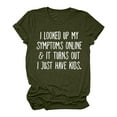 thumbnail image 2 of TAIAOJING Women's Tops Casual Printing Short Sleeves Crew Neck Loose T Shirt Blouse Slim Fit Shirts, 2 of 5