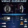 thumbnail image 2 of 7 Inch LED Headlight Round LED Pods Light Bar High/Low Beam DRL H4 Work Light for Truck SUV ATV ,Whi, 2 of 5