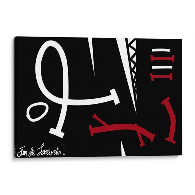 Cuadro decorativo - VECTOR N, Juan de Lascurain 30x20 Canvas Lab Abstracto, Ilustraciones,