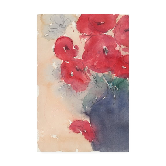 Trademark Fine Art 'Pop of Red I' Canvas Art by Samuel Dixon