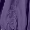 thumbnail image 6 of Girls Ruffled Collar Light Windbreaker Puff Long Sleeve Button Casual Jacket with Lace Trim Toddler Coats for Girls Outerwear, 6 of 8
