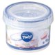 thumbnail image 1 of Lock & Lock - Hermético para Comida Twist Diseño Redondo 150ml (Transparente, Azul), 1 of 2
