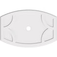 thumbnail image 1 of Ekena Millwork CMP40X26KY-03000 3 in. ID x 21.5 in. Rectangle Kailey Architectural Grade PVC Contemporary Ceiling Medallion, 1 of 1