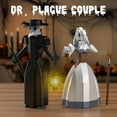thumbnail image 5 of Plague Doctor Halloween Horror Building Block Set Compatible with Lego, Toys Sets Home Decor with Light, Creative Birthday Toy Ornaments Gift for Girls and Boys 6  Movie tv Fans (500pcs), 5 of 7
