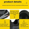 thumbnail image 5 of safety trainers steel toe cap work shoes sneakers mesh fashionable lightweight comfortable breathable anti smash non slip puncture proof power workshop construction site machine made travel climbing, 5 of 8