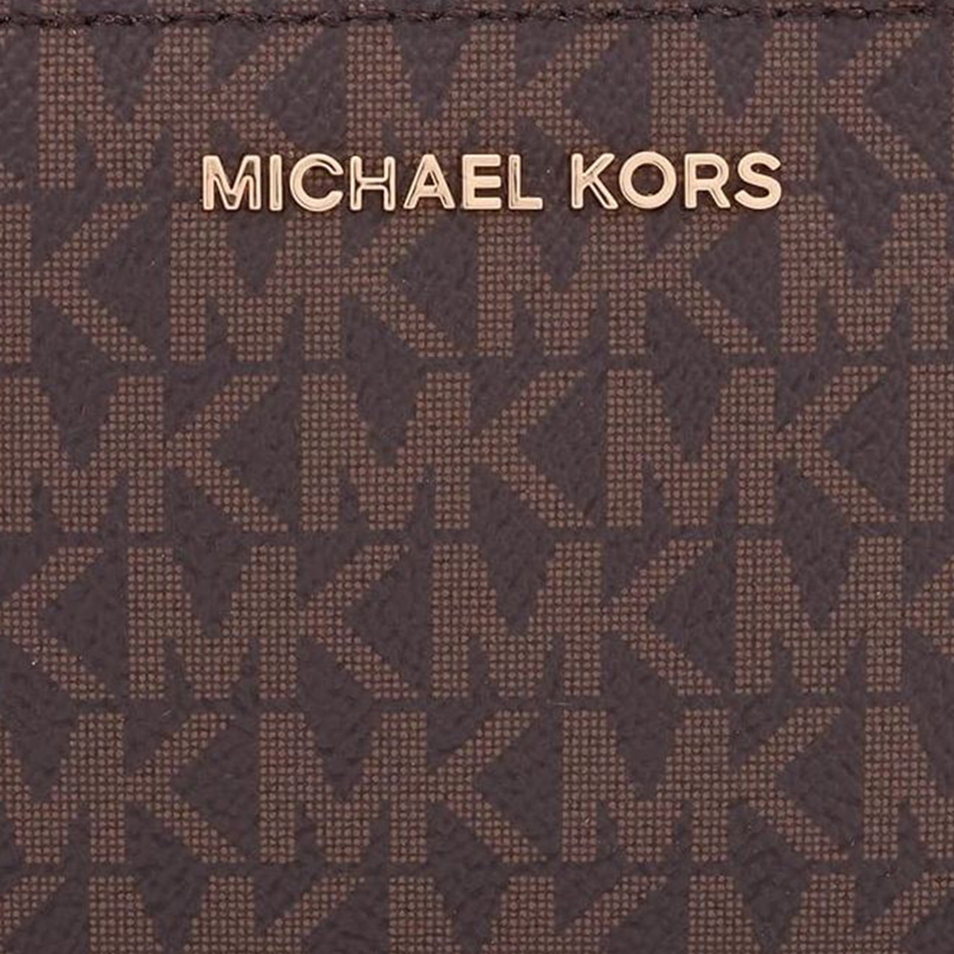 michael-kors-multifunction-small-logo-coin-purse-signature-logo-print-canvas-brown-walmart-com