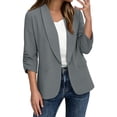 thumbnail image 2 of Neewe Cardigan Chic pour Femmes, Chandail à Capuchon, Veste à Manches 3/4, Manteau Décontracté, Tenue de Printemps Automne Tendance, 2 of 8