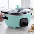 thumbnail image 2 of GreenLife 3.5QT Slow Cooker, Non-Toxic Ceramic Nonstick,, Turquoise, 2 of 8