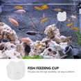 thumbnail image 4 of Miangastore Aquarium Fish Feeder Transparent Acrylic 2Pcs 3.93X3.93X3.14in, 4 of 8