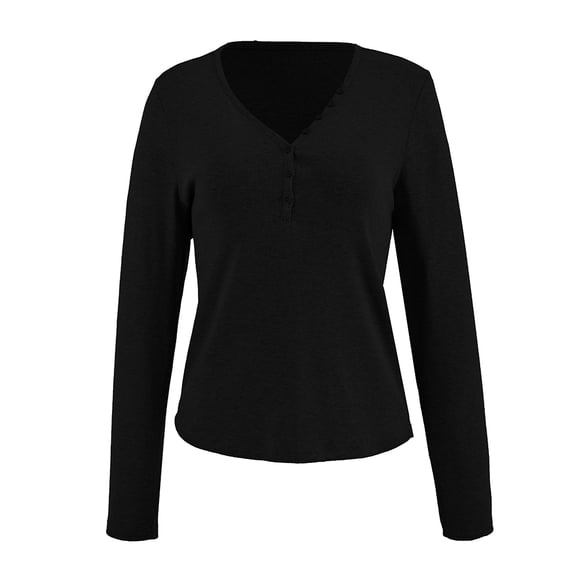 GEORGE G PLAYERA HENLEY RIB CV ML C/BOTONES