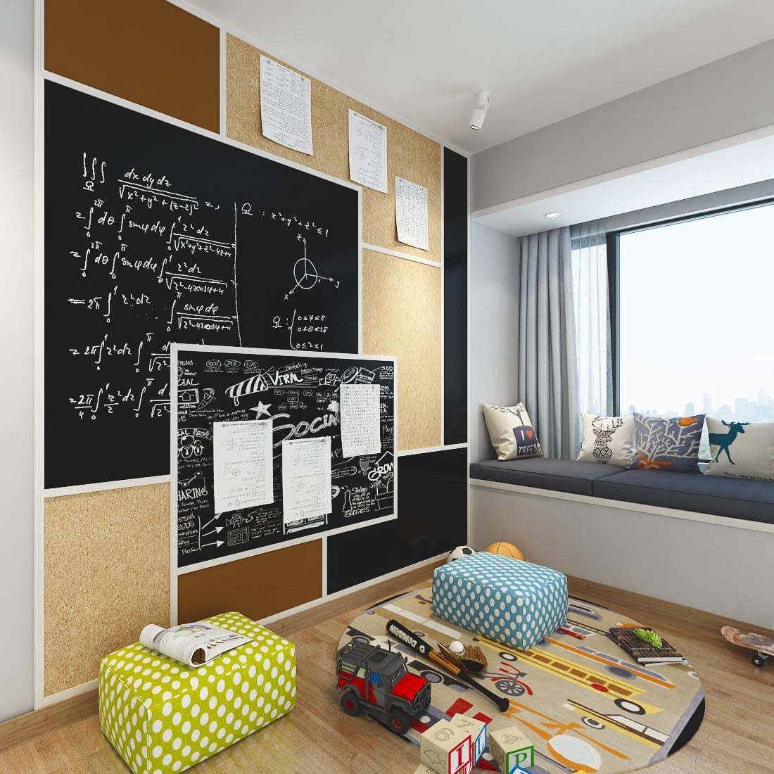 VEELIKE Dry Erase Paper Whiteboard Wallpaper 78.7 inchx17.7 inch Peel and Stick Whiteboard Paper for Office Removable Self-Adhesive Glossy White Board