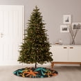 thumbnail image 6 of Salouo Palm Trees Christmas Tree Skirt 36" Farmhouse Christmas Decorations Snowman Xmas Tree Skirt Tree Mat for Holiday Party Decor, 6 of 8