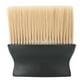 thumbnail image 1 of Peluquería, cepillo para quitar el pelo de la cara del cuello, cepillo para barrer y limpiar el polvo del pelo (mango negro, cepillo de pelo amarillo), 1 of 5