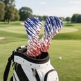 thumbnail image 3 of Yuyamidu American Flag Golf Club Head Covers for Woods and Driver Fairway Hybrids, 4th of July Golf Head Covers Waterproof Golf Club Cover Accessory, 3 of 7