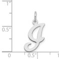 thumbnail image 4 of Collier Monogramme Initiale Lettre I en Argent Sterling 925 Pendentif Charme, 4 of 8