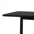 thumbnail image 6 of American Art Decor Black Mobile, Portable, & Compact Home Office C-Shaped Desk, 6 of 7