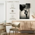 thumbnail image 4 of Elephant Stock Still Standing Wall Art - Vertical Canvas Wall Art - Living Room Wall Decor - People Canvas - Gray And Black Decor By Tommy Ingberg - 32" x 48", 4 of 4