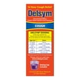 Delsym Adult 12 hour Cough Relief Medicine, Powerful Cough Relief for