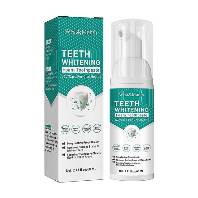 Jorondy Teeth Mouthwash, Herbal Brightening Oral Repair Foam, Teeth Whitening