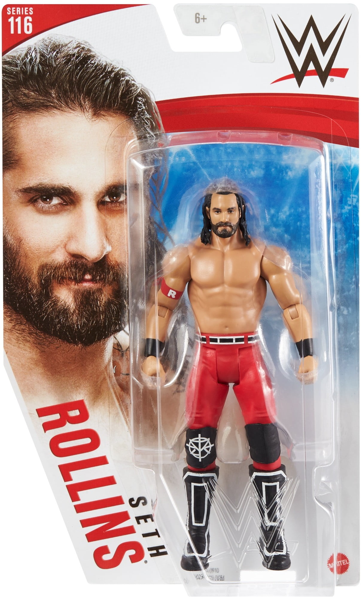 WWE Seth Rollins Action Figure, 6-in Collectible for Ages 6 Years Old & Up
