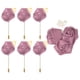 thumbnail image 1 of Uxcell 7 Pcs(6pcs Pins + 1 Brooch) Boutonnieres de rosa profunda de 6 piezas para bodas, ceremonias, aniversarios, bailes de graduación y cenas formales., 1 of 7