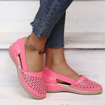 

Summer Closed Toe Sandals Women 2024 Womens Sandals Dressy Casual Summer Hollow Out Shoes Orthotic Wedge Sandals