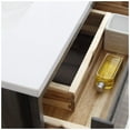 thumbnail image 5 of Fresca Formosa 58" Floor Standing Open Bottom Double Sink Modern Bathroom Cabinet in Ash, 5 of 7