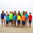 thumbnail image 4 of Junior Guards Long Sleeve UV Protective Rashguard - Orange - M, 4 of 5
