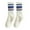 Blue, variant on XIAQUJ Autumn Winter women keep warm stripe printed Knitting middle Stocking lady casual socks 5 Pairs Stockings Pink One Size