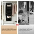 thumbnail image 6 of GRANNY SAYS Hanging Closet Organizer 6-Shelf, Foldable Storage Shelves with 5 Drawers, 6 Side Pockets, Black, 6 of 8