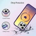 thumbnail image 3 of case for iPhone 14 Pro Max Case, Laser Glitter Bling Clear Mirror Case with Cute Heart Pattern, Hard PC + Soft TPU Anti Scratch Shockproof Case for Women Girls Back Cover (Green), 3 of 11