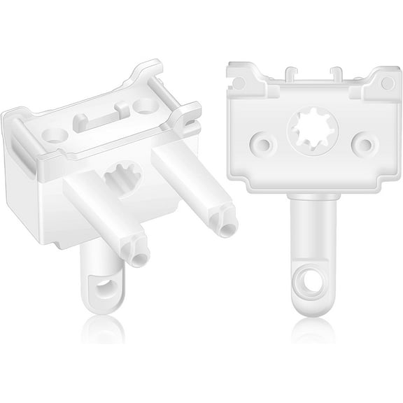 BlinkLLX 2 Pcs Vertical Blind Wand Control Replacement Repair Accessories White Window Blinds Replacement Parts