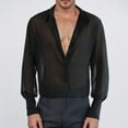 thumbnail image 2 of Polo Shirts for Men Spandex Shirts for Men Size Slipper Mens Short Tall Tops Workout Large Outdoor Foam Mens Tops Short Sleeve Large Compression T Shirt Turtleneck Dressy Olive Long Sleeve Black 2XL, 2 of 9