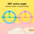 thumbnail image 4 of Démonstrateur Angulaire Numéro Lisible 360 Degrés Rotation Surface Lisse Forme Mignon Léger Apprentissage Math Clair Échelle Anti-Rupture Aucune Odeur 360 Mesure Carré Enseignant Enseignement Trucs, 4 of 8