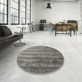 thumbnail image 4 of Ahgly Company Machine Washable Indoor Rectangle Contemporary Carbon Gray Area Rugs, 9' x 12', 4 of 7
